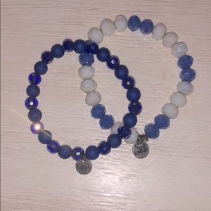 Erimish 2 set blue bracelets